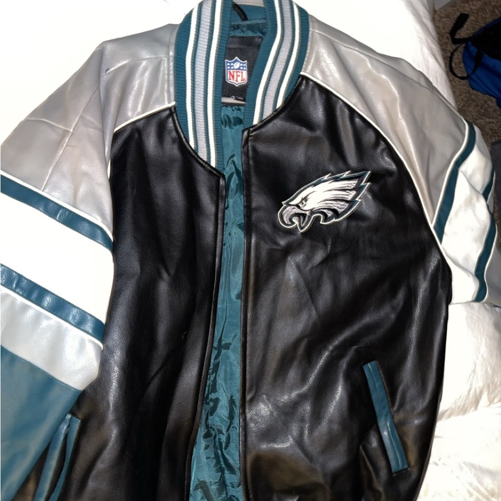 Leather Eagles jacket